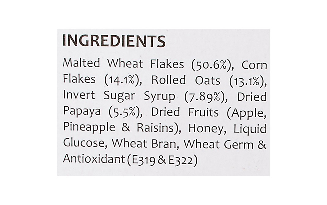 Gaia Crunchy Muesli, Real Fruit   Box  400 grams